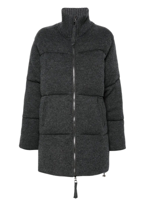 P.A.R.O.S.H. wool puffer coat - Grey