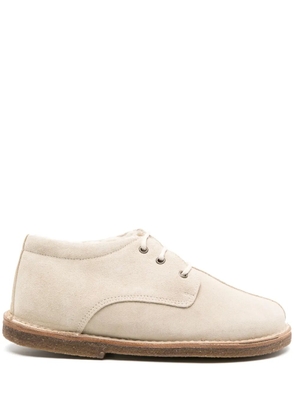 Undercover x Astorflex suede lace-up boots - Neutrals