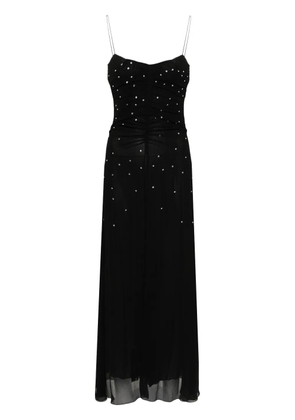 Forte Forte crystal-embellished silk maxi dress - Black