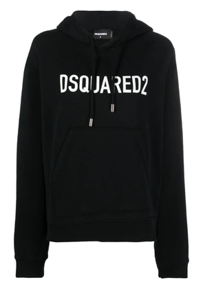 DSQUARED2 logo-print hoodie - Black