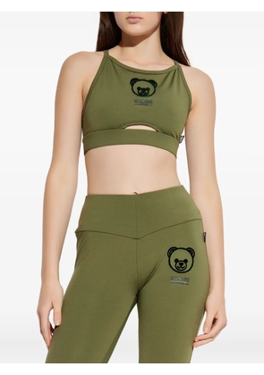 Moschino Teddy Bear crop top - Green
