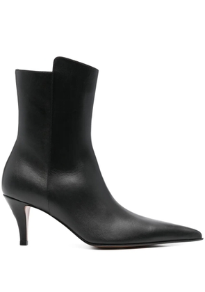 Alexander McQueen 80mm leather boots - Black