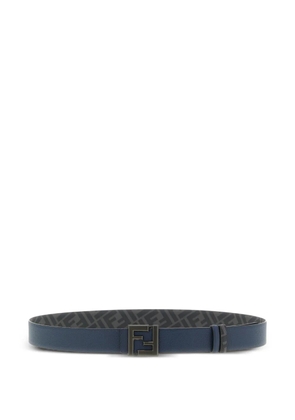 FENDI reversible metal-buckle belt - Blue