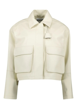 Moschino leather jacket - Neutrals