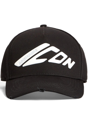 DSQUARED2 Icon-print baseball cap - Black