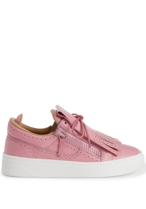 Giuseppe Zanotti GZ-94 perforated leather sneakers - Pink