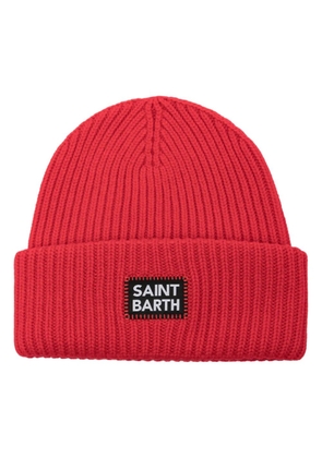 MC2 Saint Barth Berry beanie hat - Red