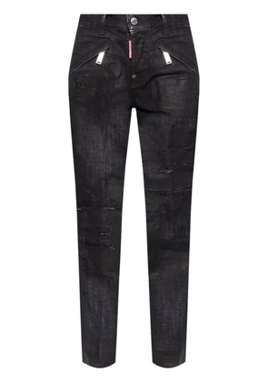 DSQUARED2 distressed-effect jeans - Black