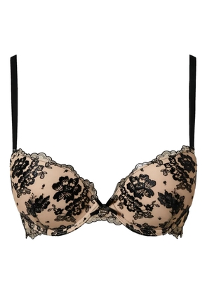 TWINSET floral-embroidery push-up bra - Neutrals