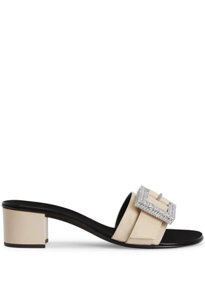 Giuseppe Zanotti 40mm Miss Buckle sandals - Neutrals