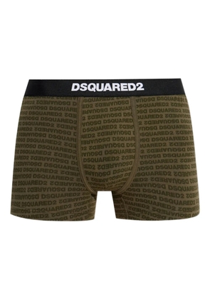 DSQUARED2 logo-pattern boxers - Green