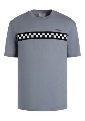 Bally check-panel cotton T-shirt - Grey