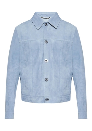 Versace leather jacket - Blue