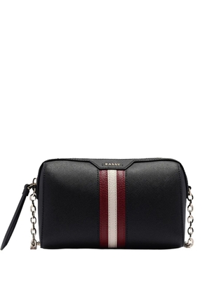 Bally stripe-detail chain shoulder bag - Black