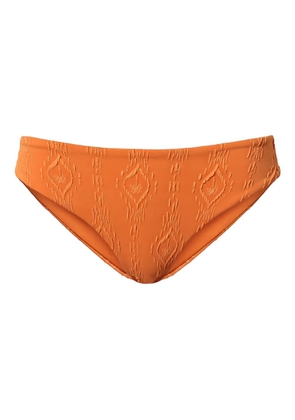 TWINSET embossed-pattern bikini bottom - Orange