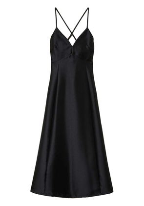 TWINSET twill midi dress - Black