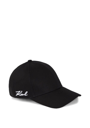 Karl Lagerfeld logo cap - Black