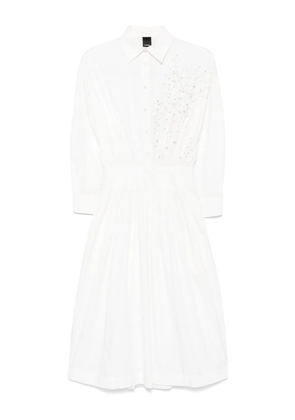 PINKO cotton midi dress - White