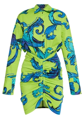 Versace Jeans Couture printed mini dress - Green