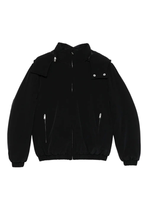 SANDRO zip-fastening hooded jacket - Black