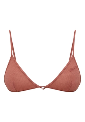 DSQUARED2 logo-embroidered bra - Pink