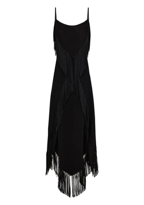 Rabanne crepe maxi dress - Black