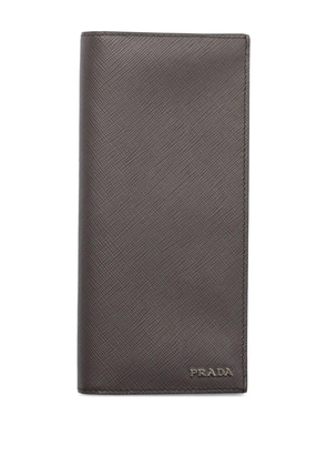 Prada saffiano leather wallet - Grey
