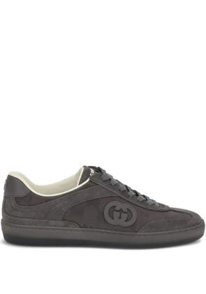 Gucci G75 suede sneakers - Grey