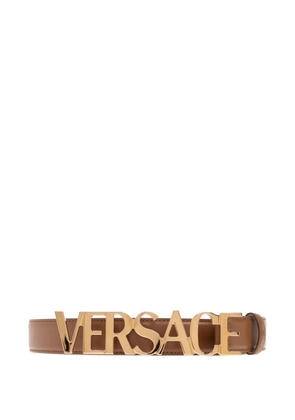Versace leather belt - Brown