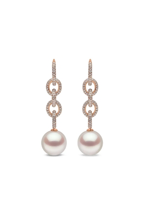 Yoko London Jazz diamond and pearl earrings - Pink