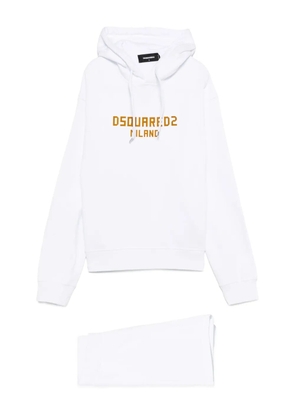 DSQUARED2 cotton track suit - White