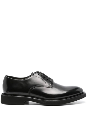 Doucal's leather derby shoes - Black