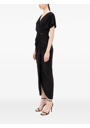 NISSA crystal-embellished maxi dress - Black