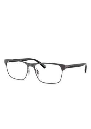Polo Ralph Lauren rectangle-frame glasses - Grey