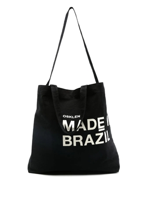 Osklen logo-print tote bag - Black