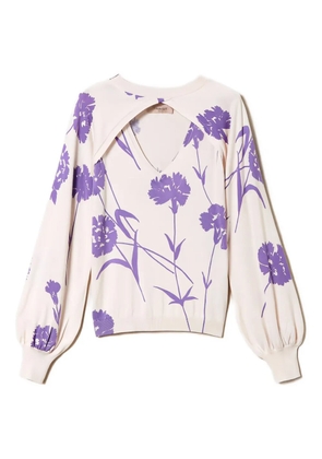 TWINSET floral-print top (set of two) - Neutrals