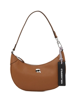 Karl Lagerfeld Ikon moon shoulder bag - Brown