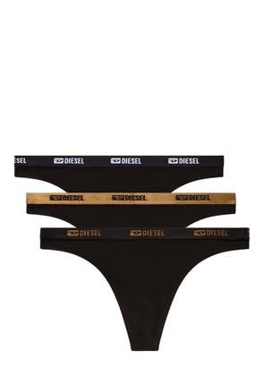 Diesel Stars thong (pack of three) - Black