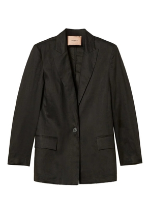 TWINSET woven blazer - Black