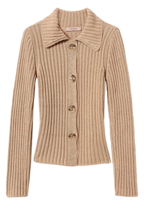 TWINSET Oval T buttons cardigan - Neutrals