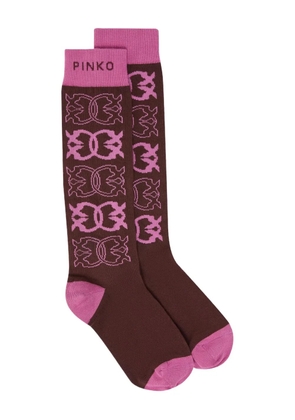PINKO patterned knee-high socks