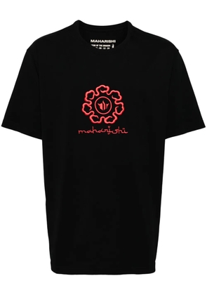 Maharishi spiral temple T-shirt - Black