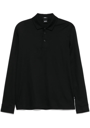 BOSS cotton polo shirt - Black
