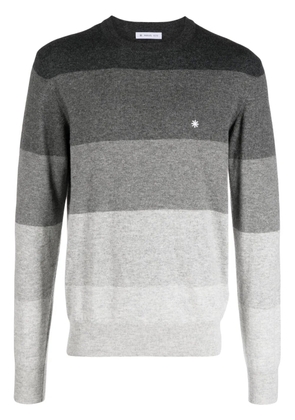 Manuel Ritz logo-embroidered knitted jumper - Grey