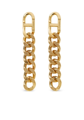 TWINSET chain-link earrings - Gold