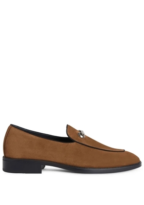 Giuseppe Zanotti Archibald suede loafers - Brown