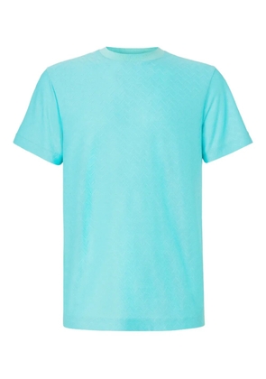 Missoni tonal-zigzag cotton T-shirt - Blue