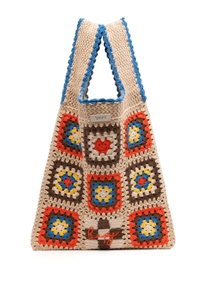 BAPY BY *A BATHING APE® crochet-knit tote bag - Neutrals