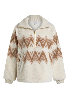Varley Hendrik half-zip sherpa sweater - Neutrals