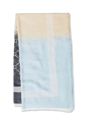 TWINSET gradient-effect scarf - Blue